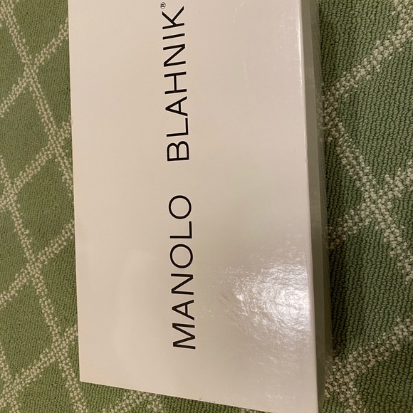 Manolo Blahnik Silver Strapy Sandals - Picture 6 of 6